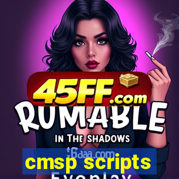 cmsp scripts